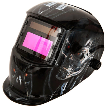 Welding Helmet Auto Darkening : BESTCLUB Solar Powered Hood with Adjustable Shade Range 4/9-13 for Mig Tig Arc Welder Mask (Monster)